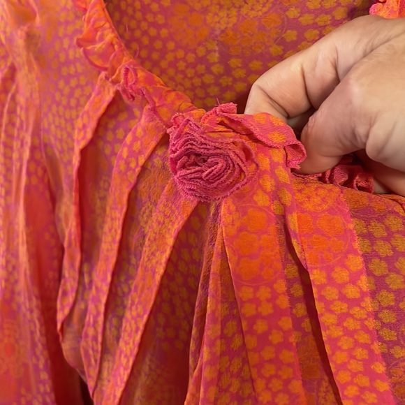 Richard Malcolm coral 2 piece top Medium - Picture 3 of 6